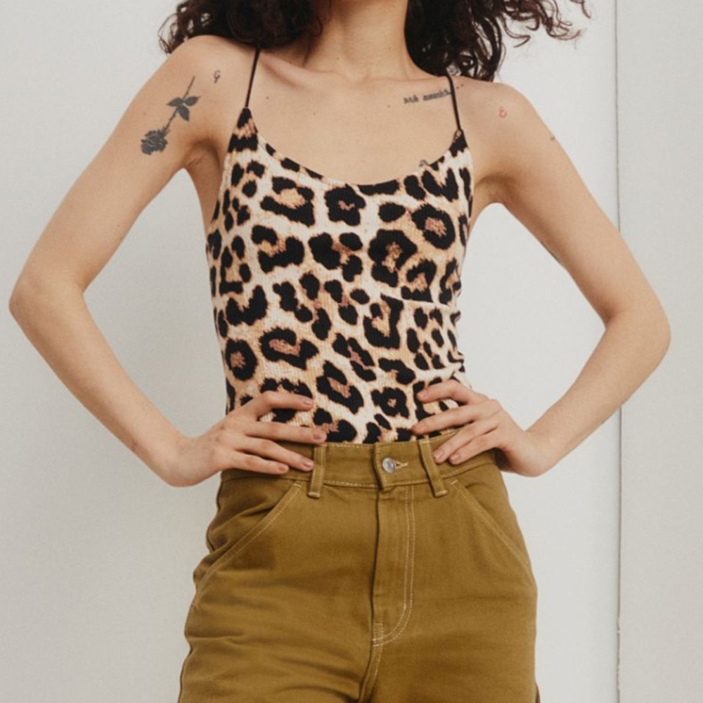 H&M leopard print body suit